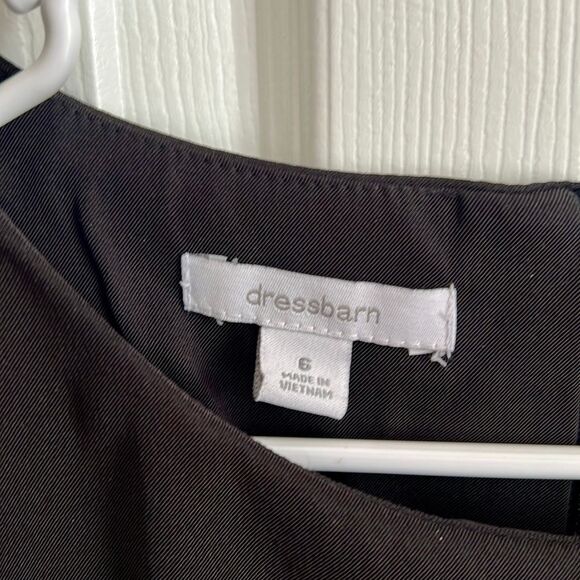 Dressbarn Black Sleeveless Sheath Dress Career Office Party Cocktail Size 6‎ - Picture 2 of 10